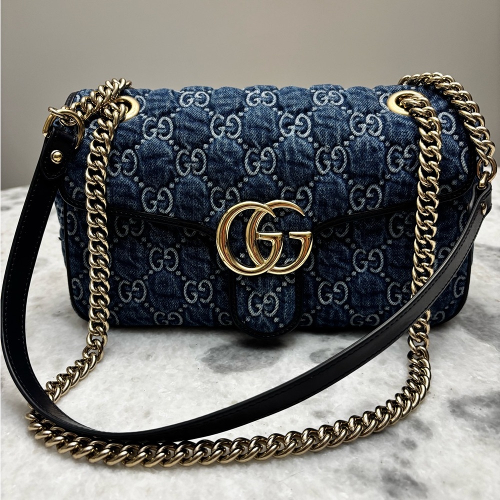 Gucci GG MARMONT SMALL SHOULDER BAG *Perfect for Summer* - Picture 2 of 13